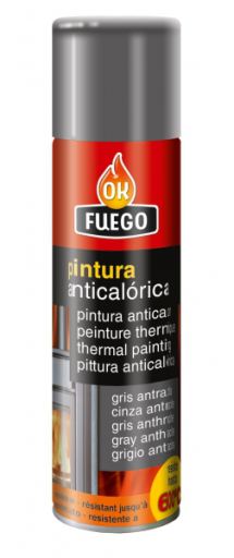 Pintura Anticalórica Negro Mate 400 ml 600º