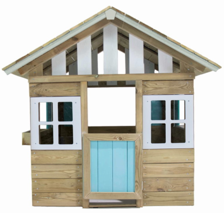 Casita jardín para niños de madera MASGAMES LOLLIPOP blanca