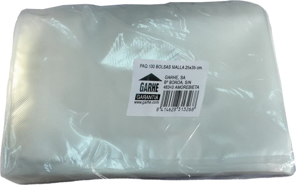 Paquete 100 Bolsas Gofrada Envasado Al Vacio 25x30 cm — foto principal