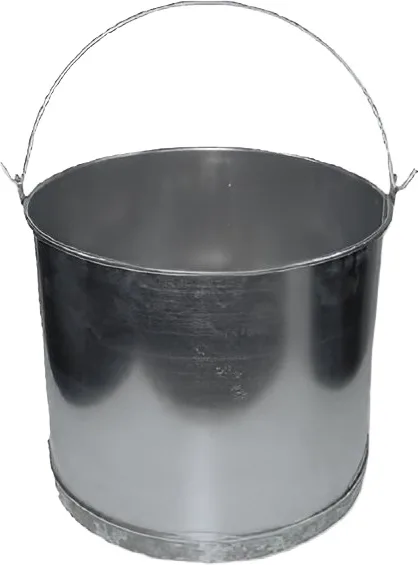 Cubo Recto Galvanizado 14" Ø35x31 cm — foto principal