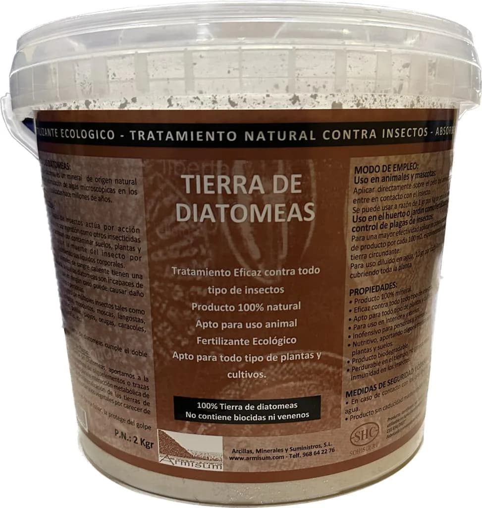 Tierra de Diatomea Cubo Micronizada 2 kg — foto principal
