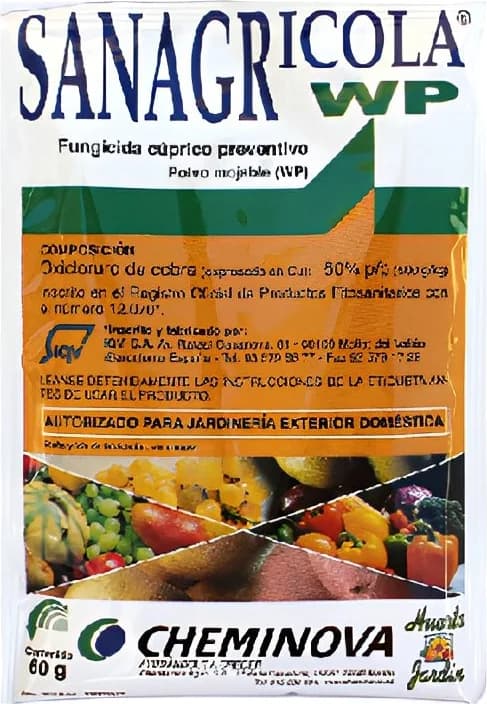 Fungicida Cobre Sanagricola Wp60gr — foto principal