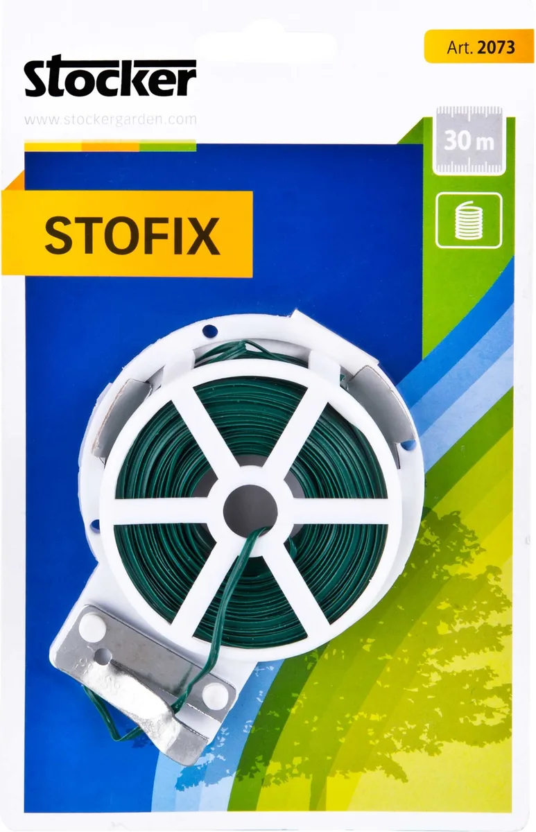 Alambre Plastificado Verde Stofix 30 metros — foto principal