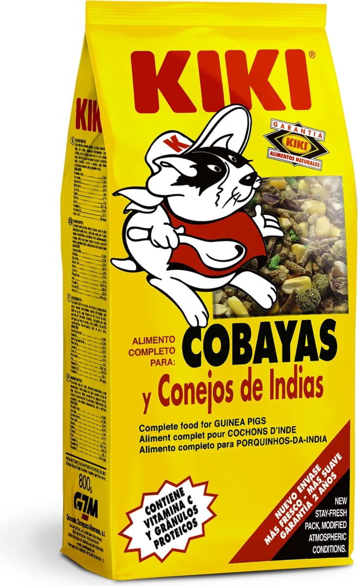 Kiki Cobayas y Conejo Indias 800 gr — foto principal