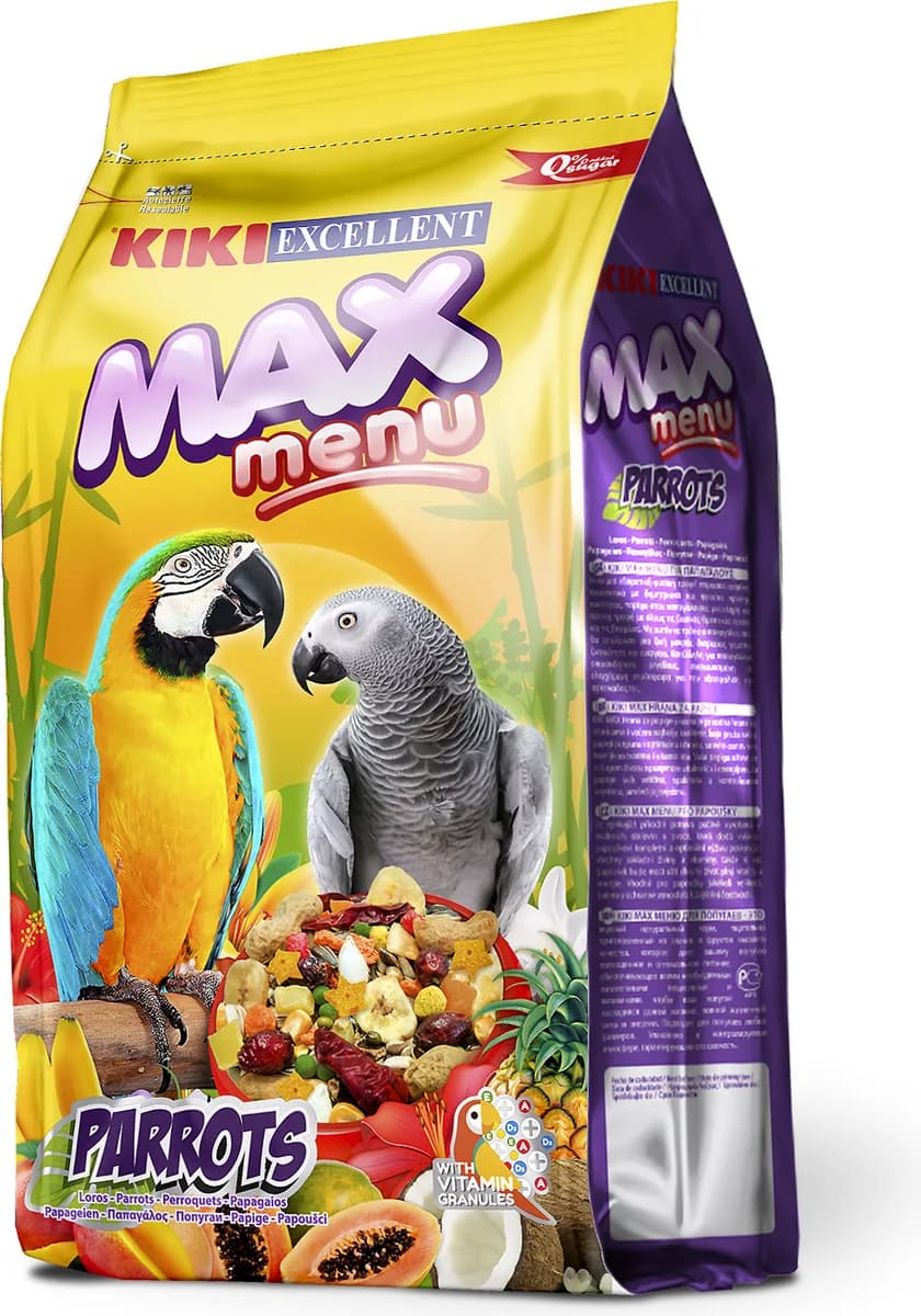 Kiki Max Menu Loros y Cotorras 1 Kg — foto principal