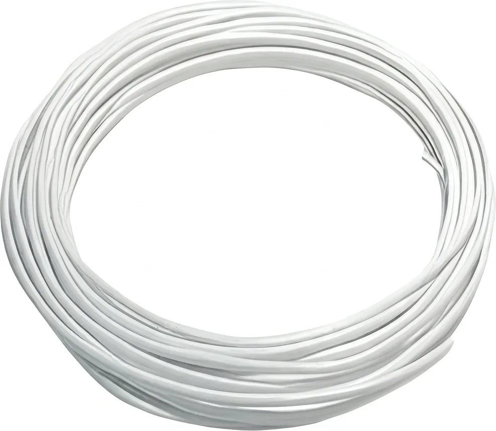 Alambre Plastificado Blanco 10 Metros — foto principal