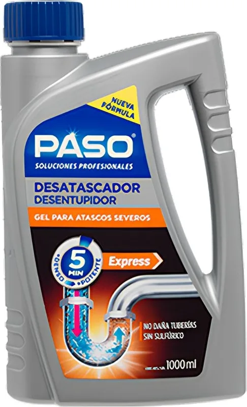 Desatascador Gel Paso Express 1 Litro — foto principal