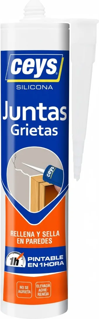 Ceys Silicona Juntas Grietas Gris Cartucho 280 ml — foto principal