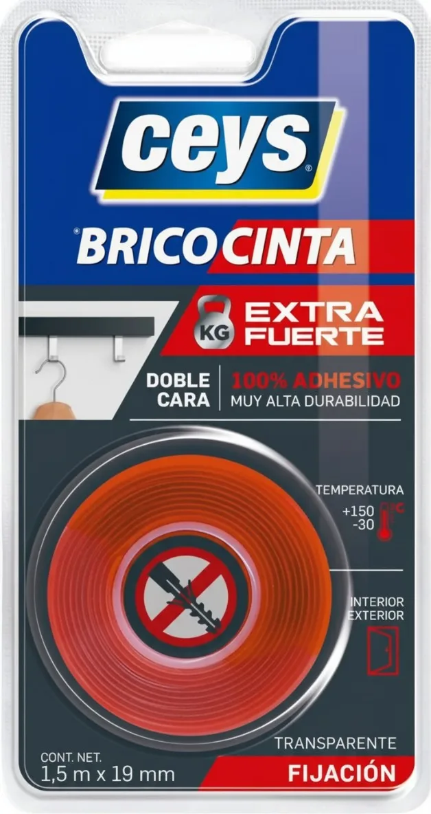 Tackceys Bricocinta Transparente 1,5 m — foto principal