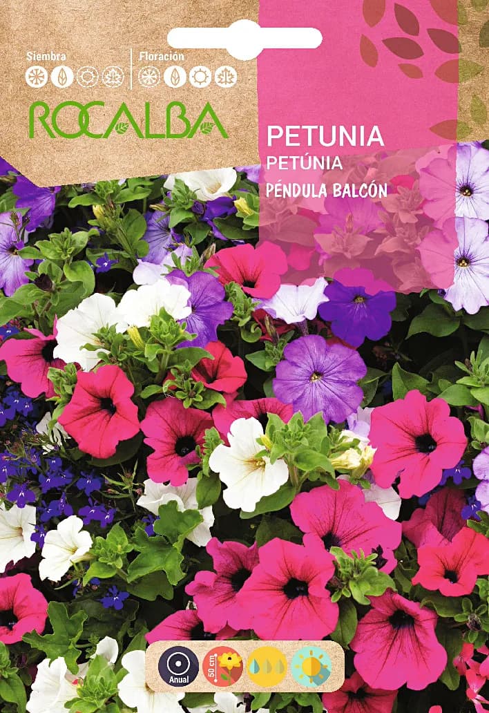 Semilla Petunia Pendula Balcon, Variada — foto principal