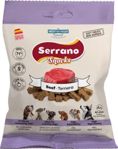 Snack Serrano Perros Ternera Bolsa 85 gr — foto principal