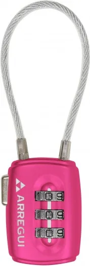 Candado Gym Arco Flexible Rosa 30mm — foto principal