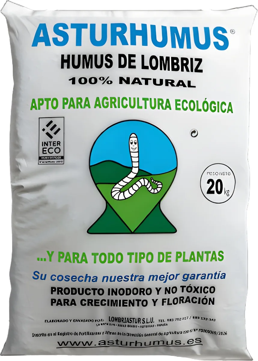 Humus de Lombriz Asturhumus 20 Kg — foto principal