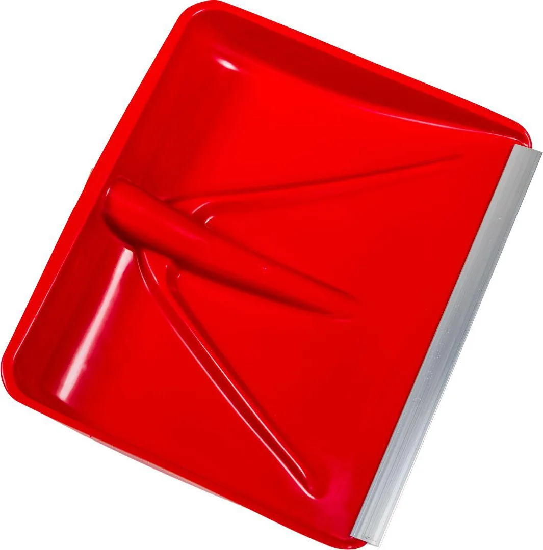 Pala Plastico Nieve 450x370 Roja Perfil aluminio — foto principal