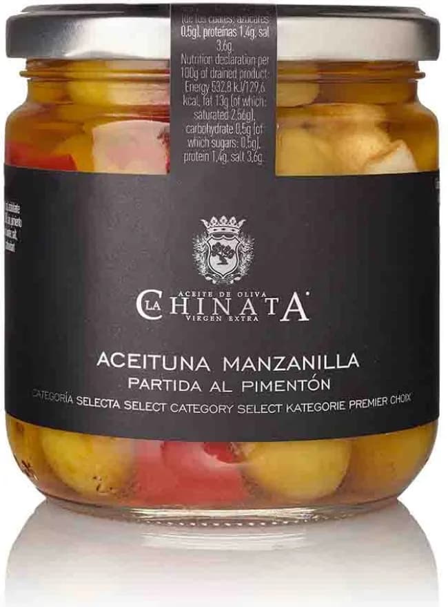 Aceituna Manzanilla Partida Al Pimentón 350ml — foto principal