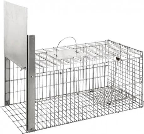 Cesto de Gatos Plegable Galvanizado — foto principal
