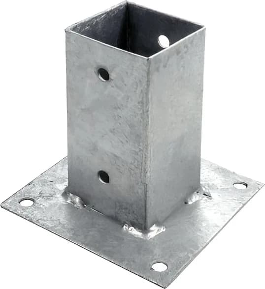 Anclaje Poste Cuadrado Madera 9x9cm — foto principal