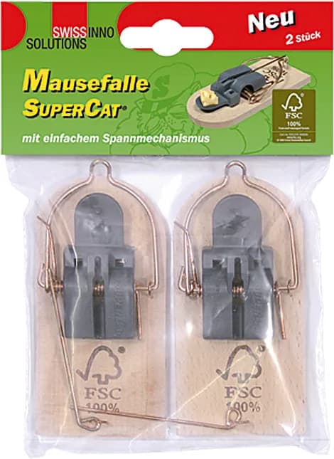 Supercat Trampa de Ratones de Madera Fsc — foto principal