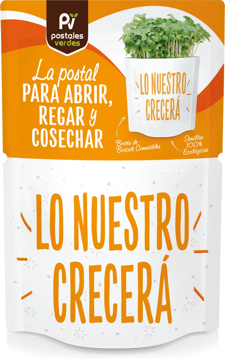 Postal Lo Nuestro Crecera -germinados Brocoli — foto principal
