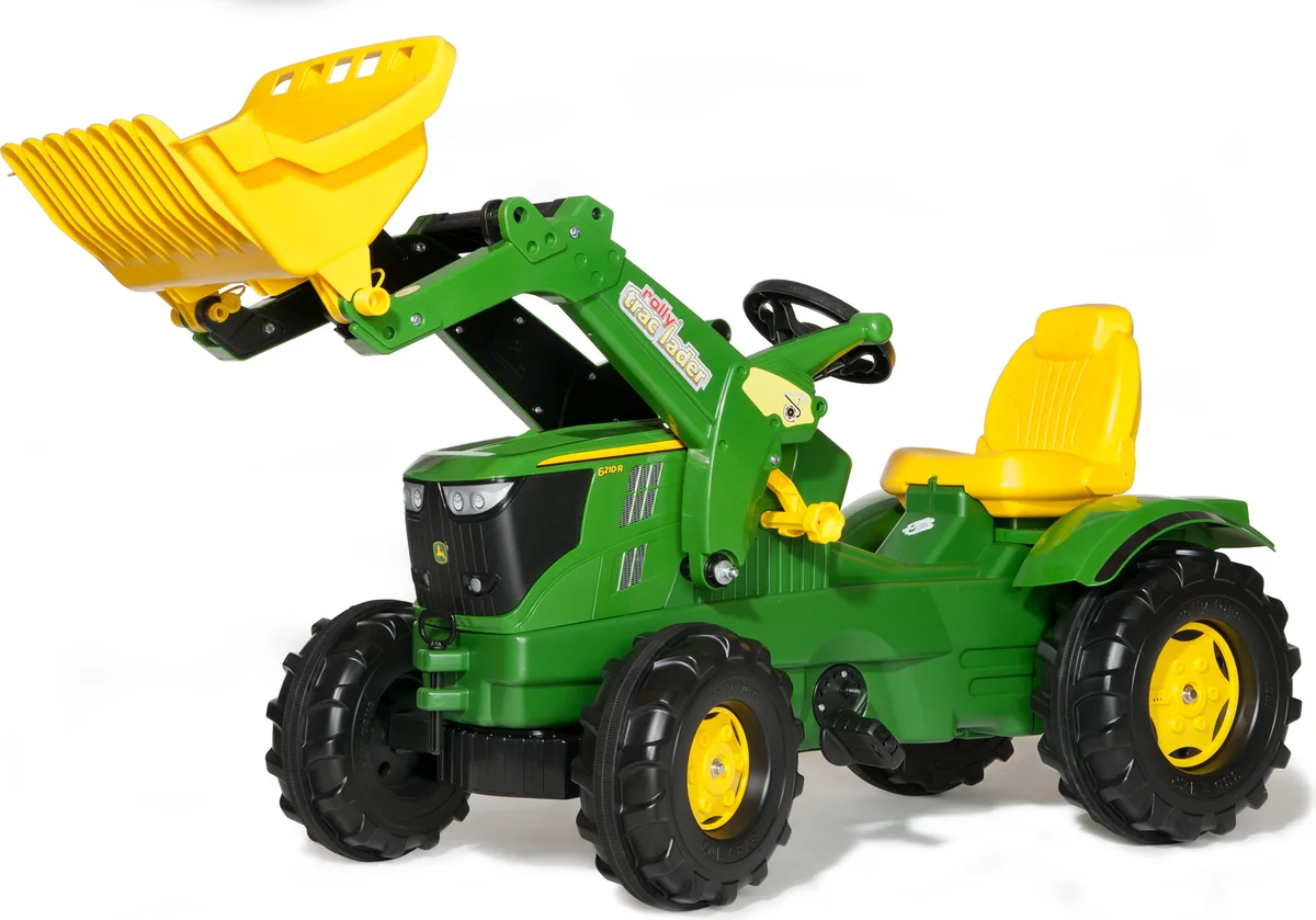 Tractor John Deere con Bulldozer 6210r — foto principal