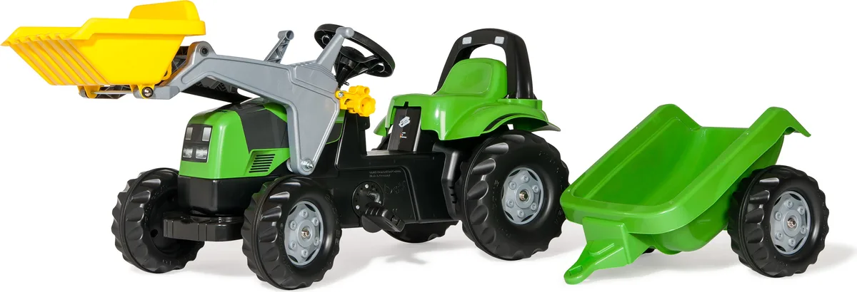 Tractor Juguete Bulldozer con Remolque Agroplus 420 Rolly Toys — foto principal