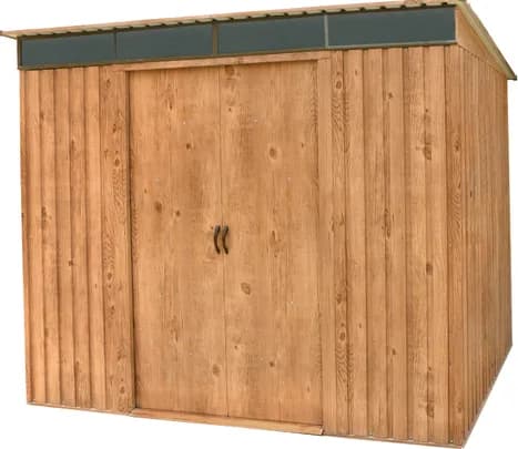 Caseta Metalica Jardin Duramax Modelo Skylight Pent Roof 8x6 — foto principal