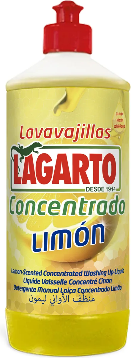 Lavavajillas Lagarto Concentrado Limon 750 ml — foto principal