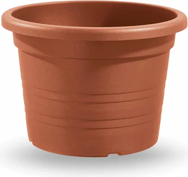 Maceta Cilindro Plastico Terracota 27cm — foto principal