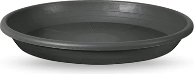 Plato Cilindro Plastico Antracita 17cm — foto principal