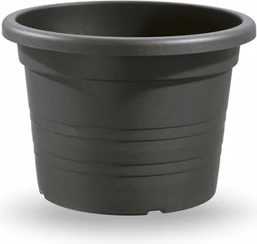 Maceta Cilindro Plastico Antracita 20cm — foto principal