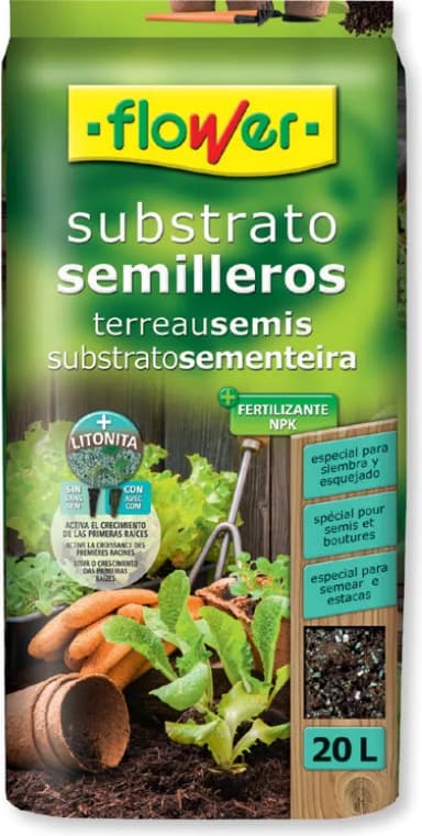 Sustrato Semilleros Flower 20 litros — foto principal