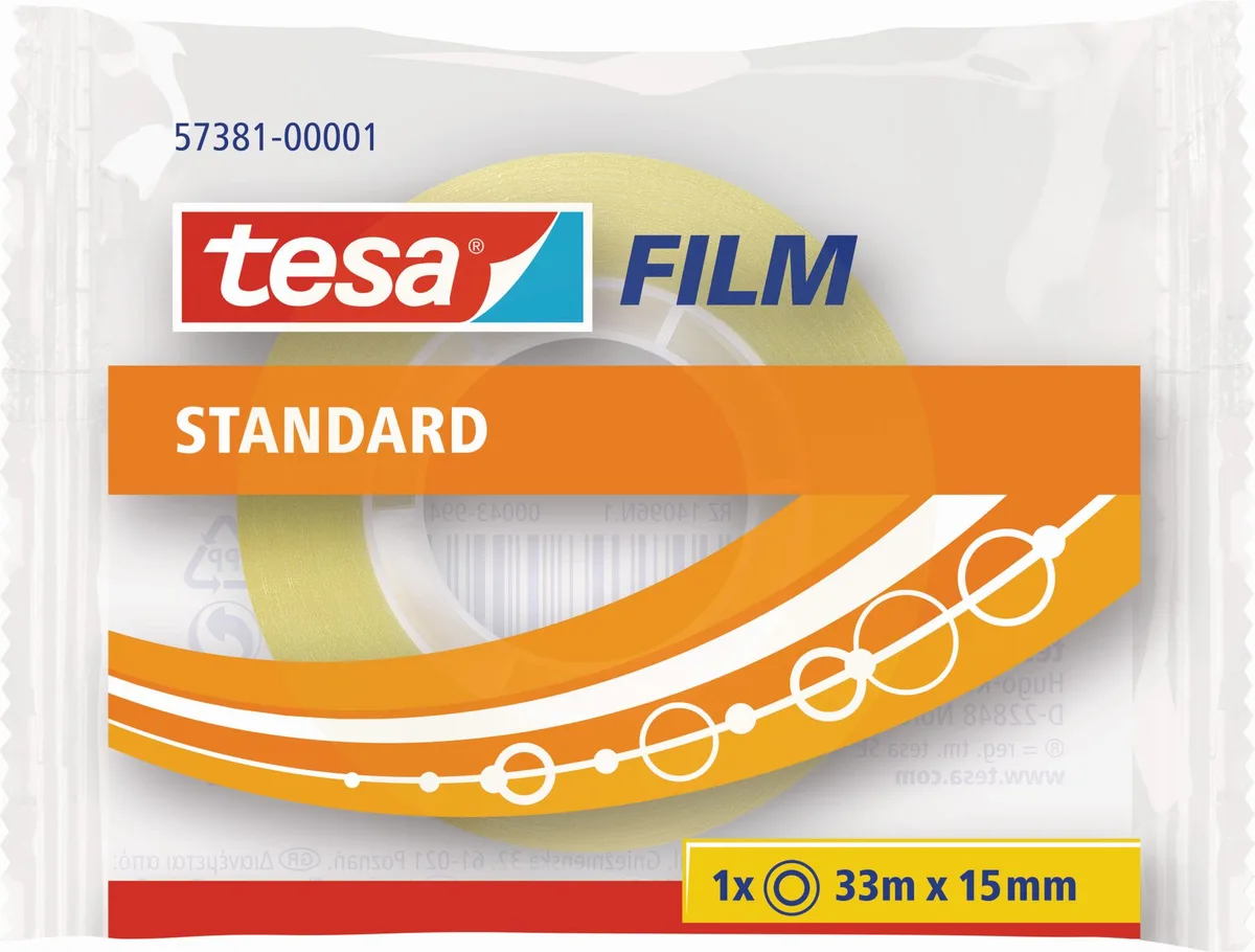 Cinta Transperente Celo Tesafilm 33 Metros 15 mm — foto principal
