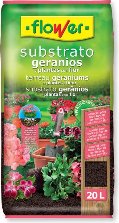 Sustrato Flower Geranios y Plantas con Flor 20l — foto principal