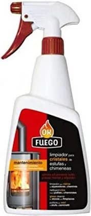 Ok Fuego Limpieza Deca Cristales Estufas Flower 500ml — foto principal
