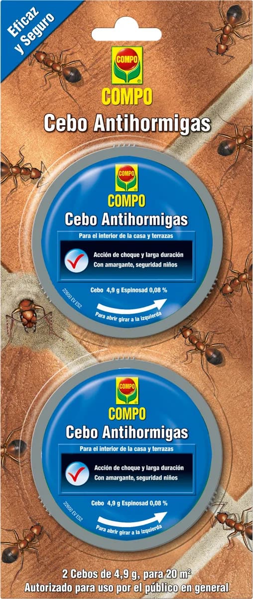 Trampa Cebo Antihormigas Compo 2x5gr — foto principal