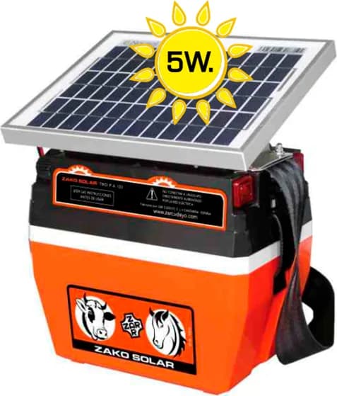Pastor Zako Solar Recargable con Bateria 12v — foto principal