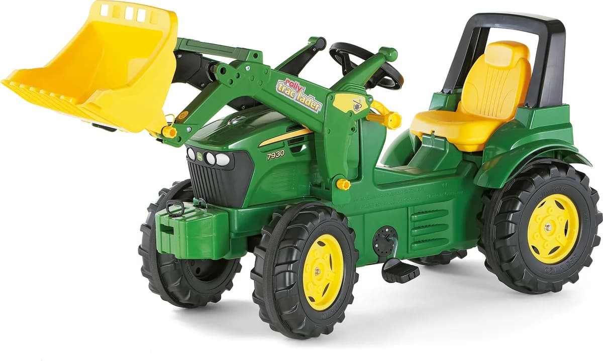 Tractor Rolly Toys John Deere 7930 con Pala Cargadora Verde — foto principal