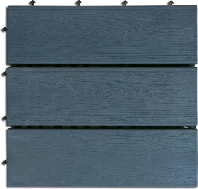 Loseta Imitacion Madera Antracita 6 uds 30x30 cm — foto principal