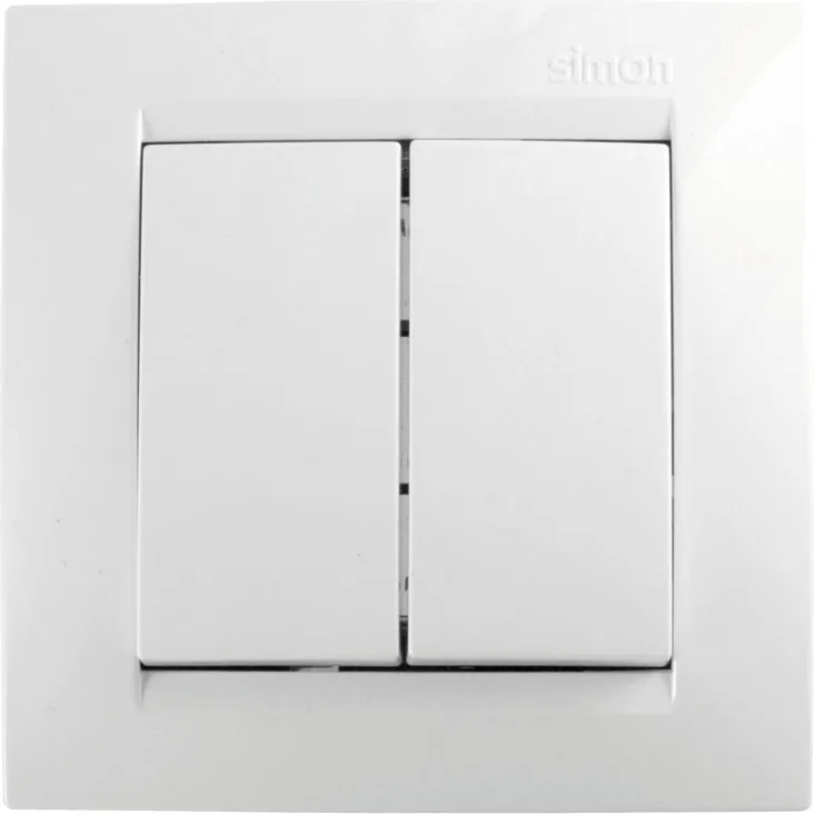 Doble Commutador Empotrable Serie Simon 15 — foto principal