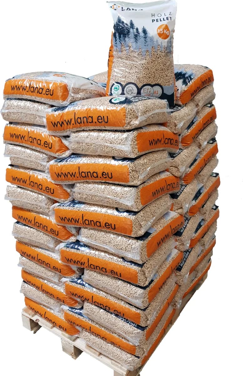 Palet Pellet Lana 65 sacos — foto principal