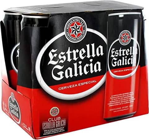 Estrella Galicia Lata 33 Cl - Pack 6 ud — foto principal