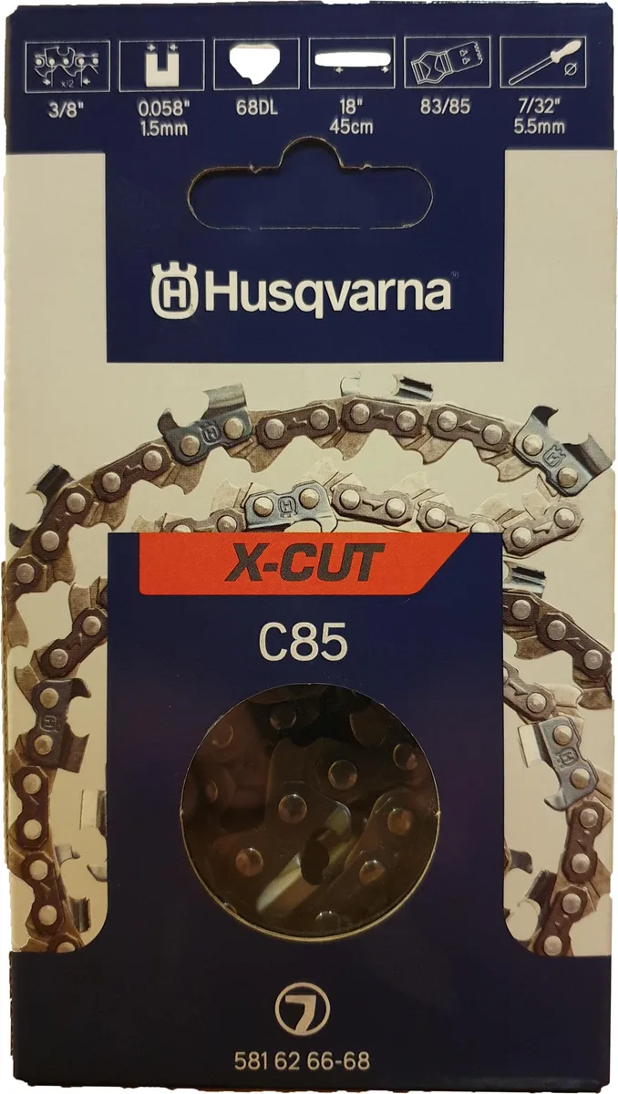 Cadena Motosierra Husqvarna C85 1.5mm Paso 3/8 68 Eslabones — foto principal