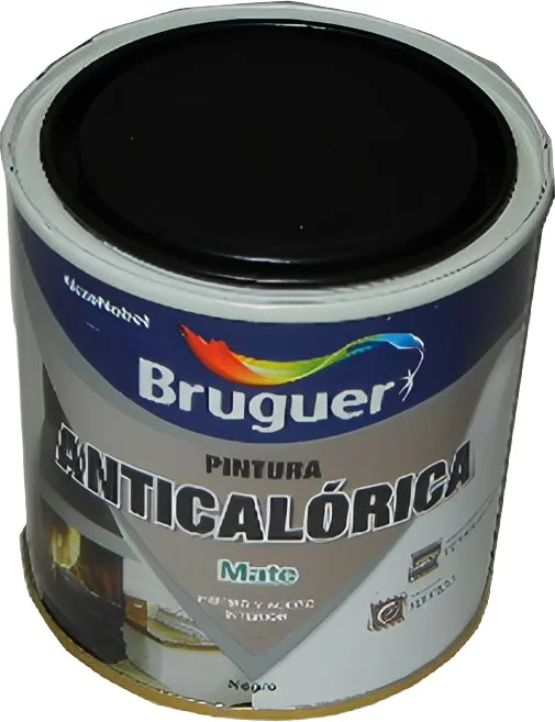 Pintura Anticalorica Bruguer Negra 250ml — foto principal
