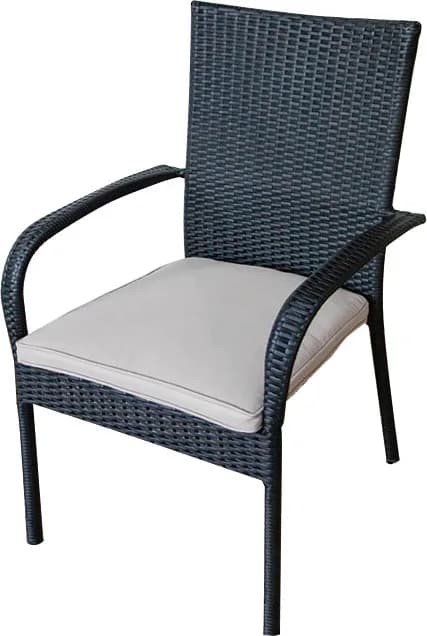 Silla Jardin Modelo Formentera con Ratan Sintetico + Cojin — foto principal