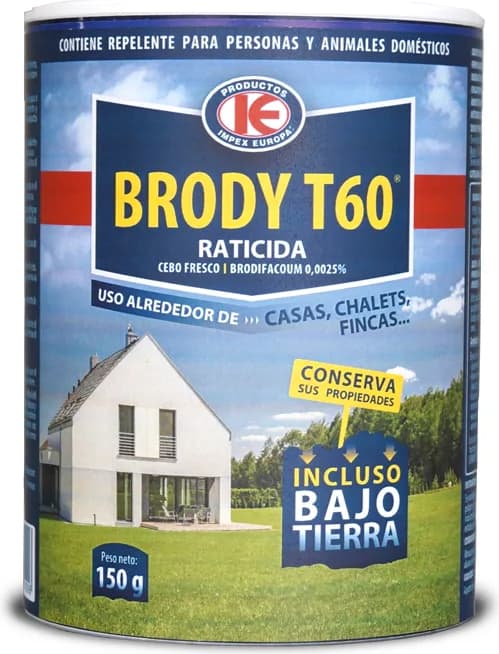 Raticida Topos Brody T-60 Cebo Fresco 150 gr — foto principal