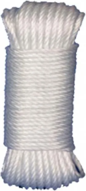 Cuerda Polietileno / Cordón Revestido Pvc 5mm 25 metros Blanco — foto principal