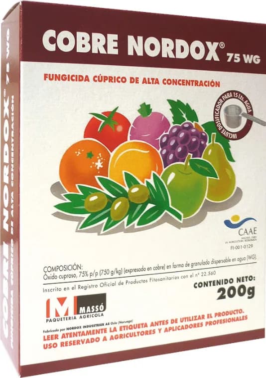 Fungicida Cobre Nordox 75 200 gr — foto principal
