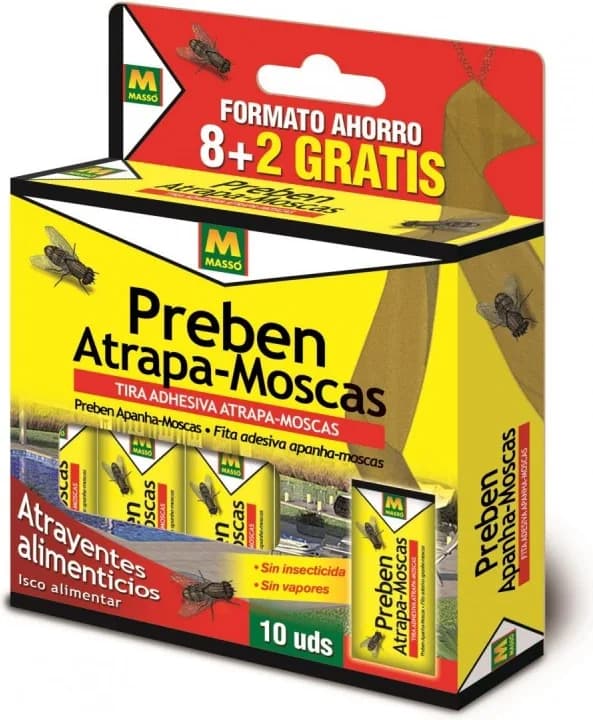 Atrapa Moscas Tira Adhesiva Preben 10 unidades — foto principal