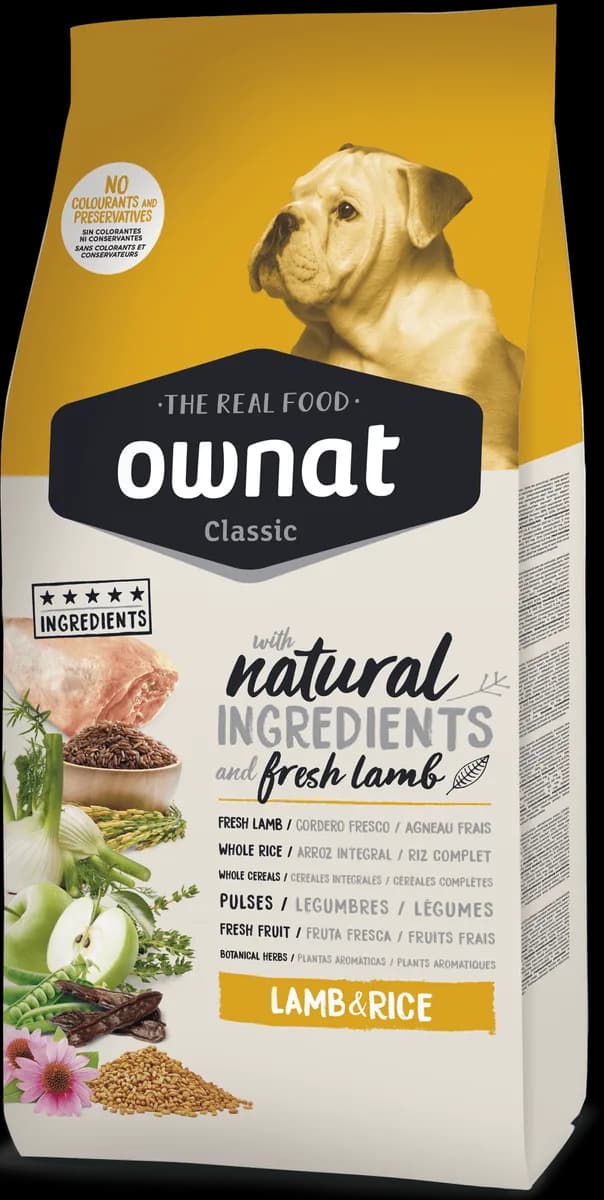 Pienso Perros Ownat Classic Cordero y Arroz 20 kg — foto principal