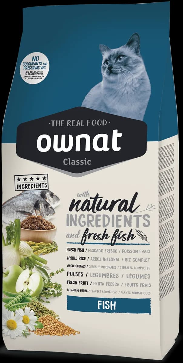 Pienso Gatos Ownat Classic Pescado 4 kg — foto principal